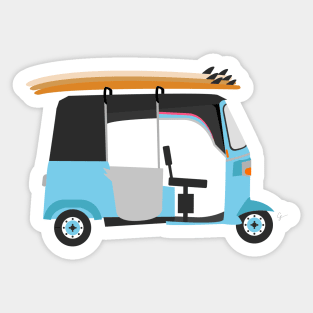 Surf Tuk Tuk in Sri Lanka Sticker